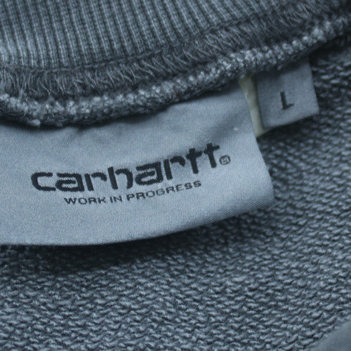 Carhartt Men's Blue L Pullover Sweatshirt Crew Neck Heavyweight