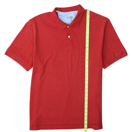 Chaps Men's Red XL Polo Shirt Cotton Blend Short Sleeve Classic Fit
