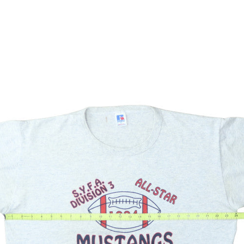 Russell Athletic Men’s Grey XL 1994 Mustangs Sports Retro T-Shirt