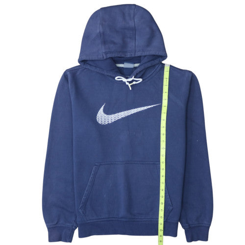 Nike Men's Blue Pullover Hoodie Medium Sports Fleece Sweatshirt