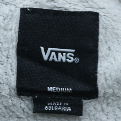 Vans Men's Grey Logo Pullover Sweatshirt Medium Regular Fit