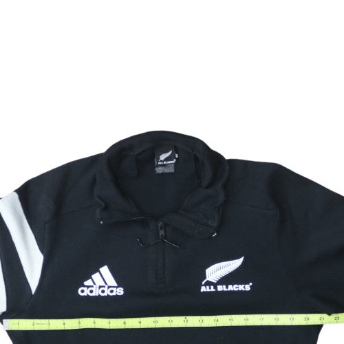 Adidas All Blacks Men's Black M 1/4 Zip Pullover Sweatshirt