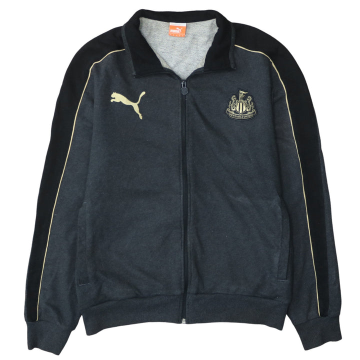Puma Men Black Full Zip Newcastle United Sweatshirt XL