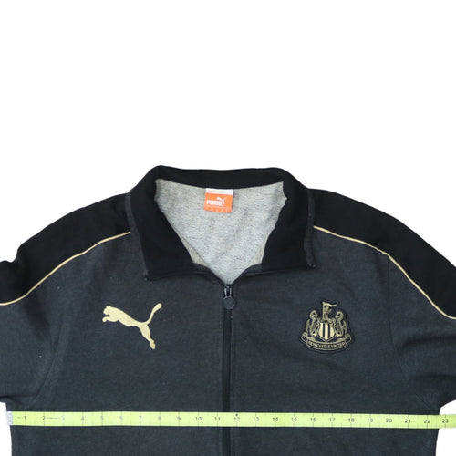 Puma Men Black Full Zip Newcastle United Sweatshirt XL