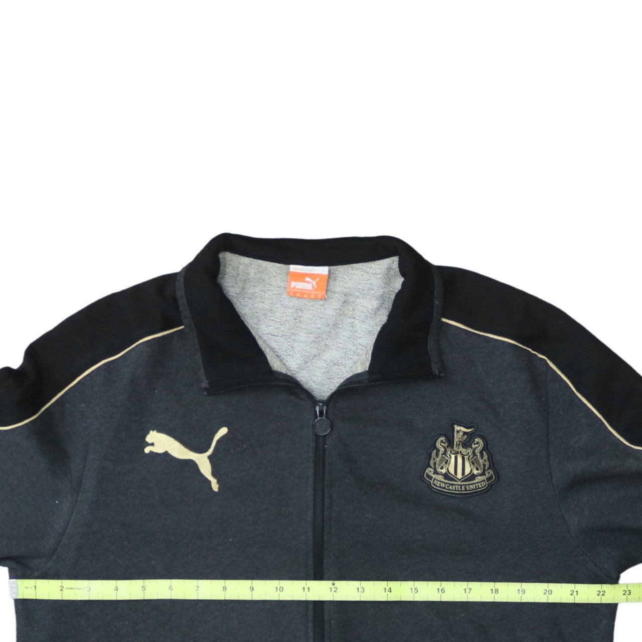 Puma Men Black Full Zip Newcastle United Sweatshirt XL