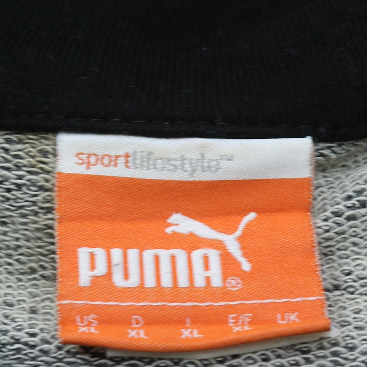 Puma Men Black Full Zip Newcastle United Sweatshirt XL