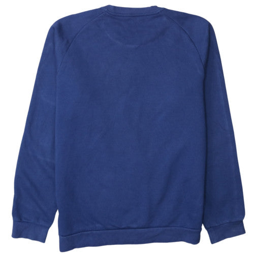 Adidas Men’s Blue Pullover Sweatshirt L Regular Fit Crew Neck