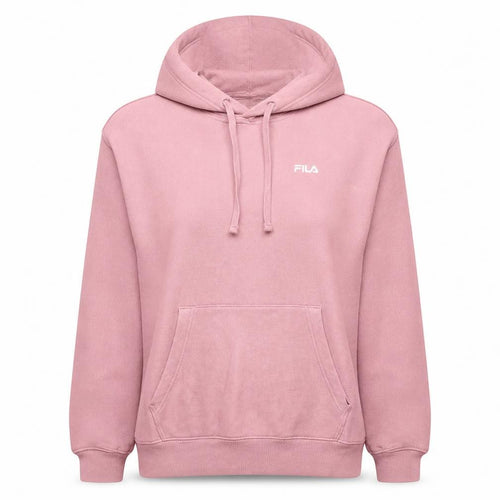Fila Women Pink Pullover Hoodie XL Cotton Blend Casual