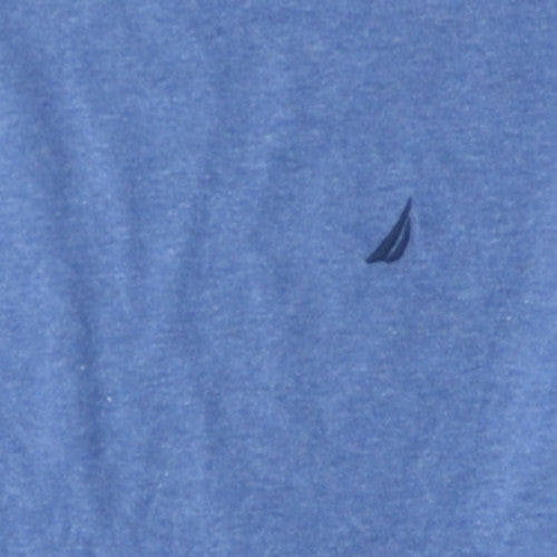 Nautica Men's Blue XL Crew Neck Nautical Logo Short Sleeve T-Shirt