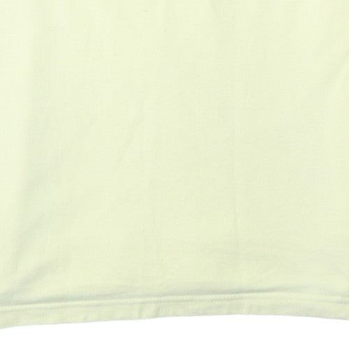 Chaps Men's Yellow XL Cotton Short Sleeve Polo Shirt