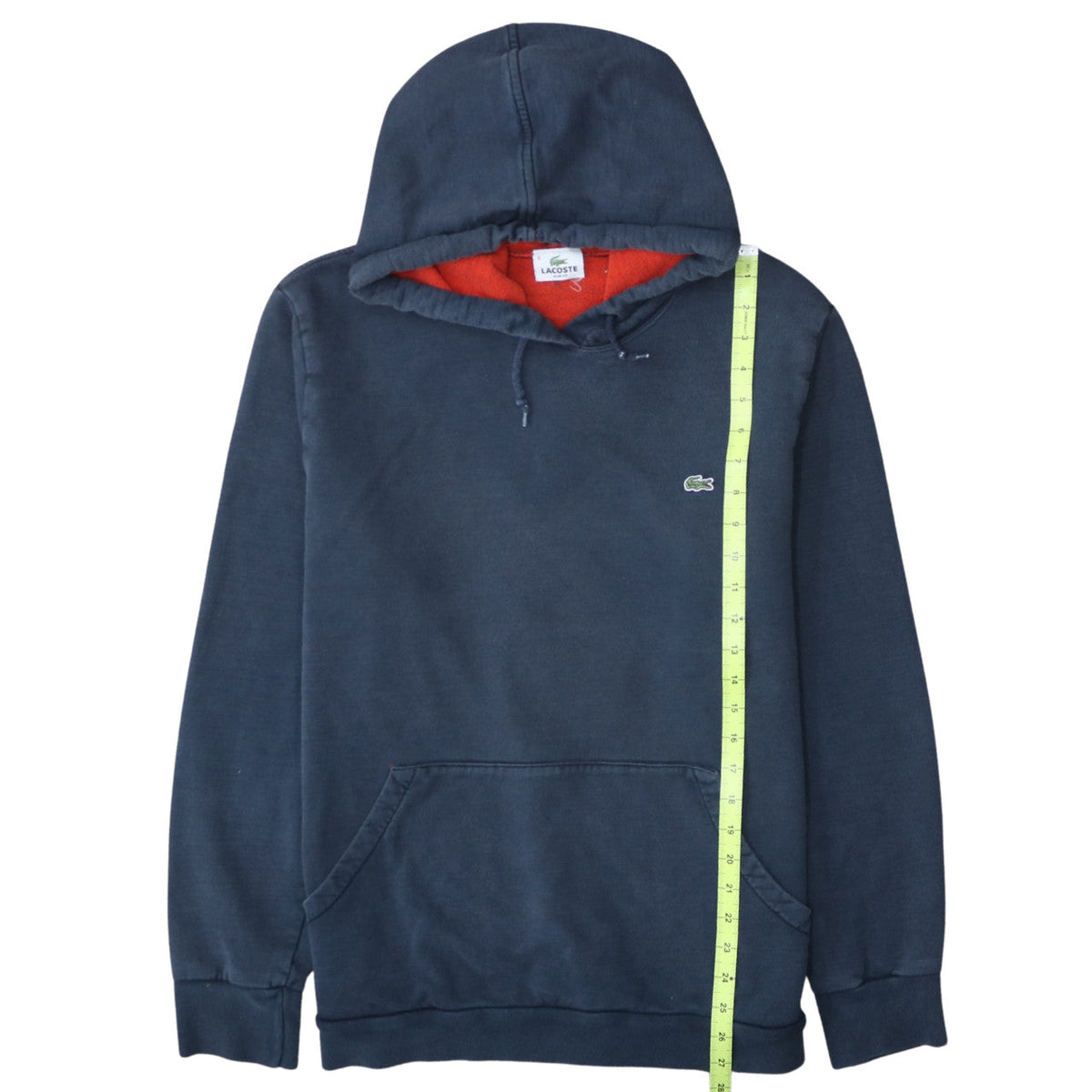 Lacoste Men's Blue Slim Fit Pullover Hoodie Size 2XL