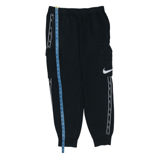 Nike Men's Black Cargo Fleece Jogger Trousers M
