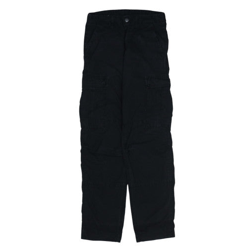 Carhartt Boys Black Cargo Trousers 10 Years Ripstop Cotton Blend