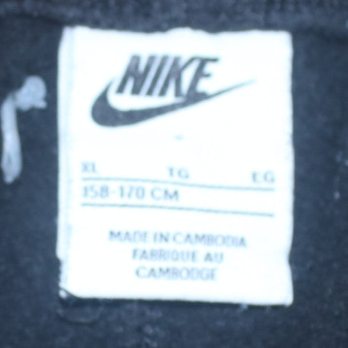 Nike Boys Black XL Jogger Sweatpants Elastic Waist Pockets Comfortable