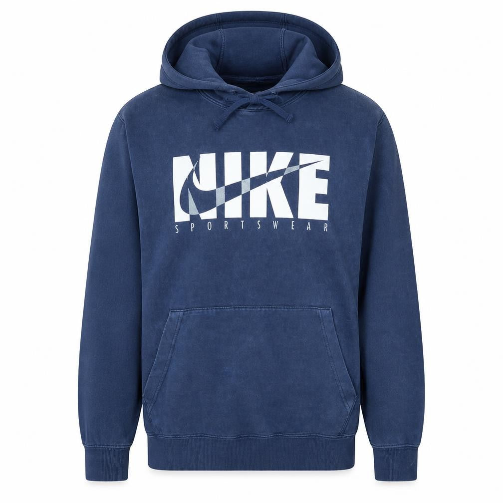 Nike Men's Blue XL Pullover Fleece Hoodie Sportswear Graphic