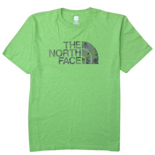 The North Face Men's Green Crew Neck Short Sleeve Graphic T-Shirt L