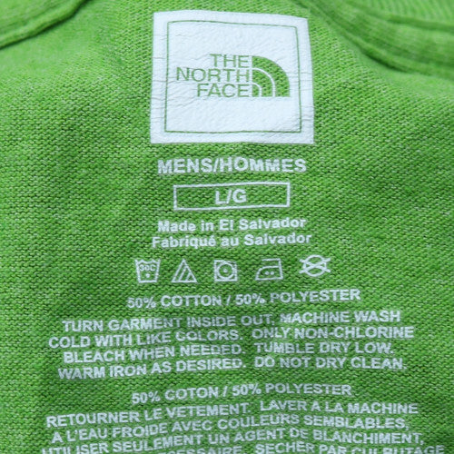 The North Face Men's Green Crew Neck Short Sleeve Graphic T-Shirt L