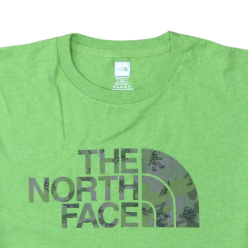 The North Face Men's Green Crew Neck Short Sleeve Graphic T-Shirt L