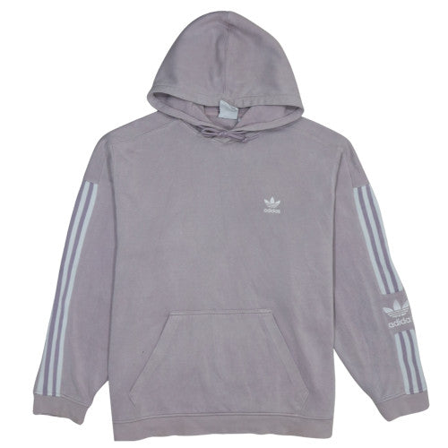 Adidas Women’s Purple Pullover Hoodie M Relaxed Fit, Hooded, Logo