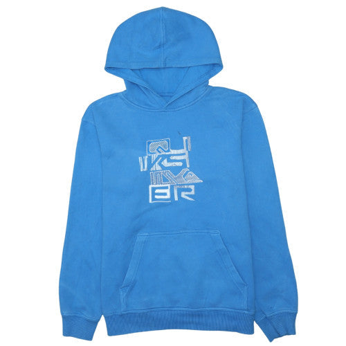 Quiksilver Boys Blue Pullover Hoodie Size 16 Cotton Blend Casual