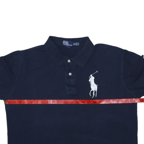 Ralph Lauren Men’s Navy Long Sleeve Polo Shirt XXL Custom Fit