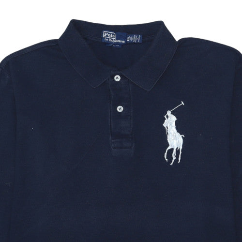 Ralph Lauren Men’s Navy Long Sleeve Polo Shirt XXL Custom Fit