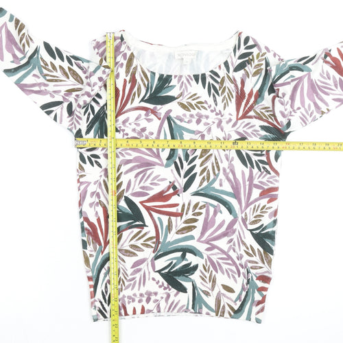 Monsoon Women's Multicoloured Floral Pullover Jumper Size S