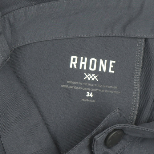Rhone Mens Blue Chino Shorts Size 34 Regular Fit Lightweight