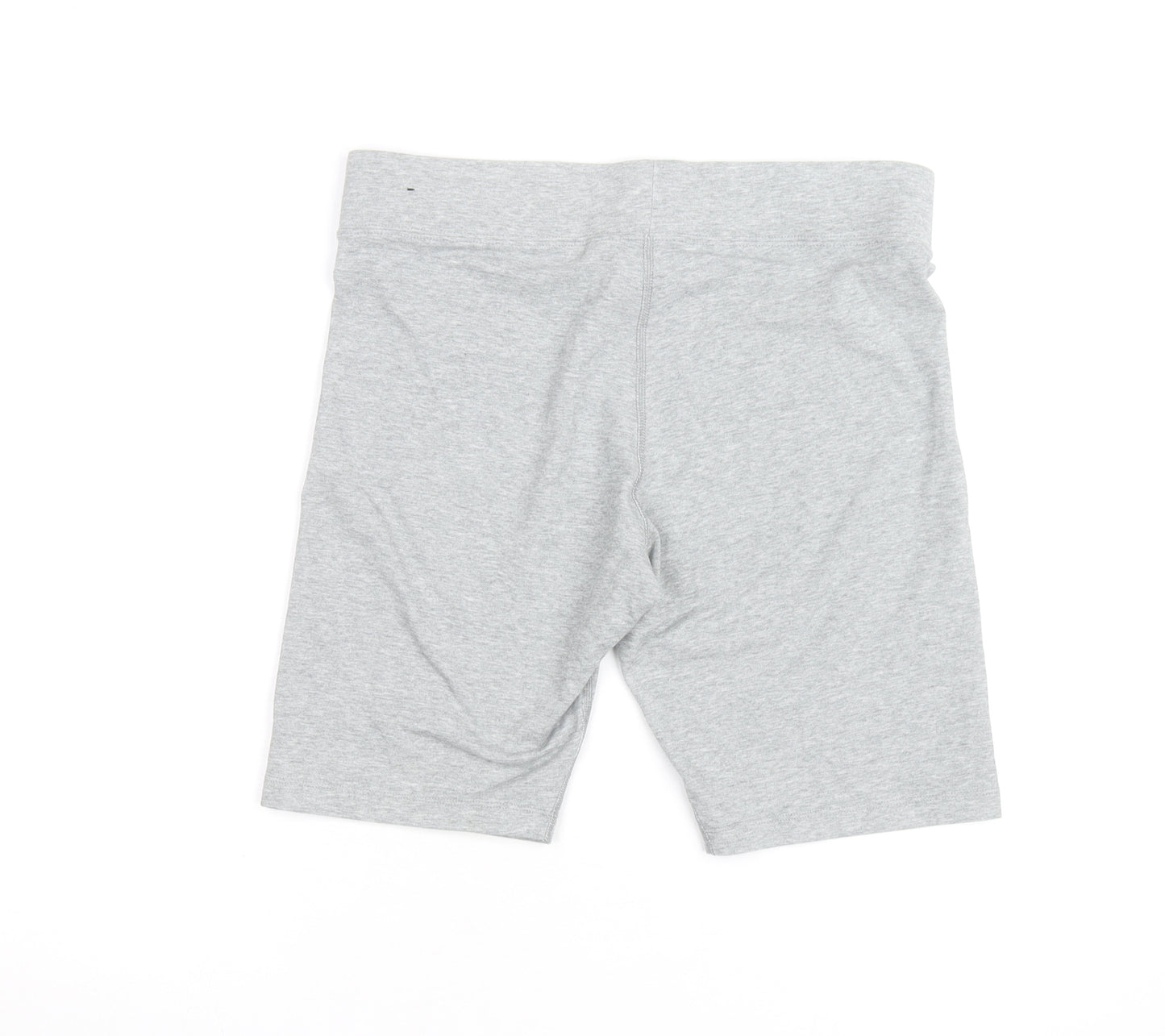Nike Womens Grey Large Biker Shorts Slim Fit Stretch Activewear