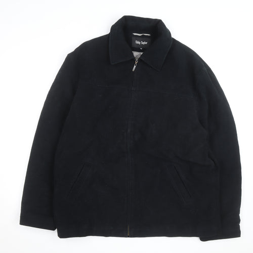 Eddy Taylor Men's Black XL Cotton Full Zip Lined Jacket