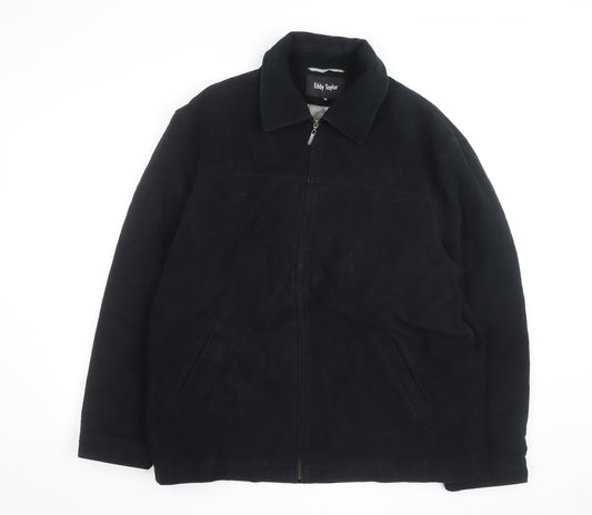Eddy Taylor Men's Black XL Cotton Full Zip Lined Jacket