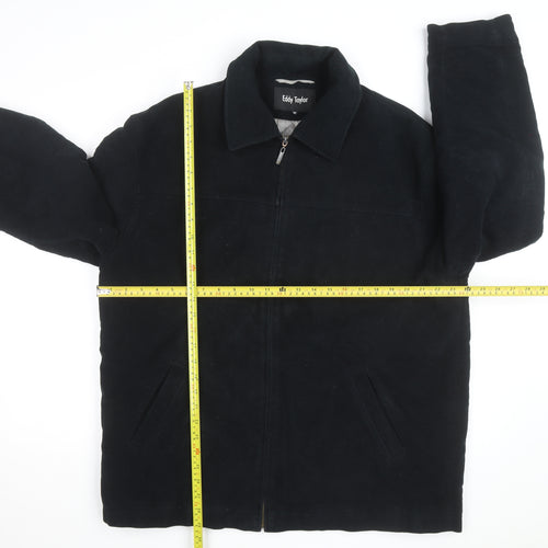 Eddy Taylor Men's Black XL Cotton Full Zip Lined Jacket
