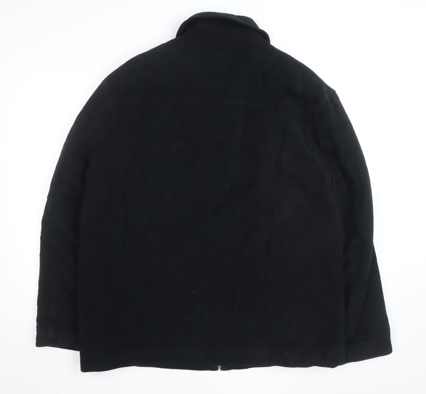 Eddy Taylor Men's Black XL Cotton Full Zip Lined Jacket