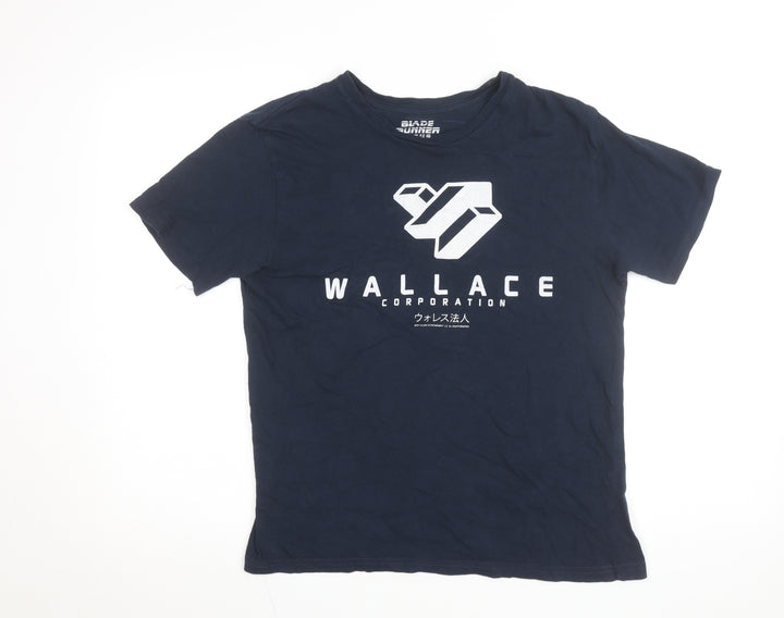 Lootcrate Blade Runner 2049 Wallace Corporation Men's Blue Medium Graphic T-Shirt