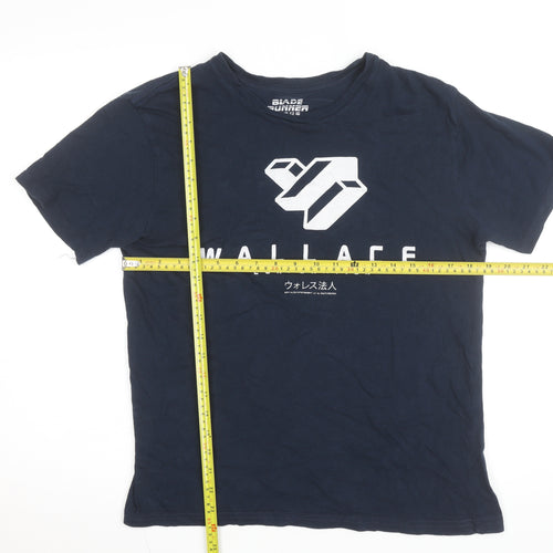 Lootcrate Blade Runner 2049 Wallace Corporation Men's Blue Medium Graphic T-Shirt