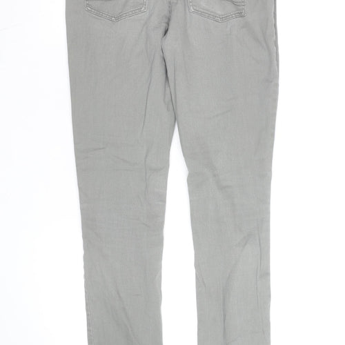 Fat Face Men's Grey Slim Fit Chino Trousers 32W Casual Cotton