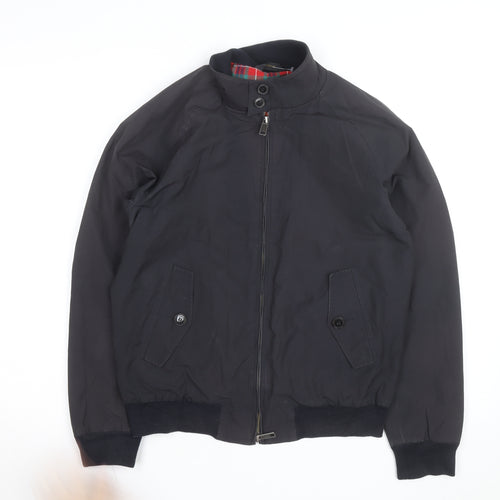 Baracuta Men's Blue 38 Bomber Jacket Lightweight Cotton Blend
