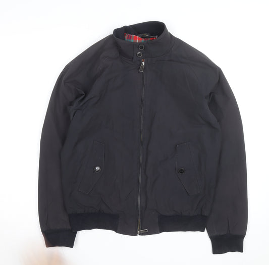 Baracuta Men's Blue 38 Bomber Jacket Lightweight Cotton Blend