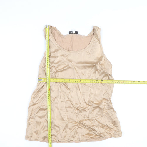 Reiss Womens Beige Silk Blend Camisole Tank Top M