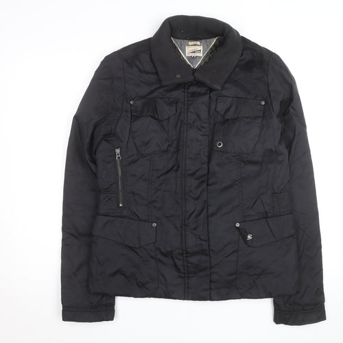 Tommy Hilfiger Men's Black XL Bomber Jacket Polyester Casual