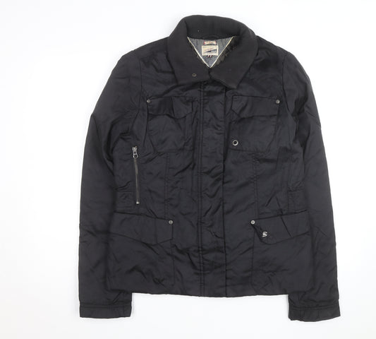 Tommy Hilfiger Men's Black XL Bomber Jacket Polyester Casual