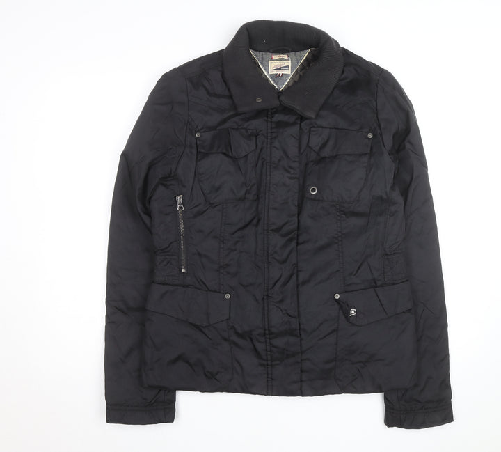 Tommy Hilfiger Men's Black XL Bomber Jacket Polyester Casual