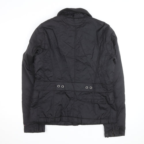 Tommy Hilfiger Men's Black XL Bomber Jacket Polyester Casual
