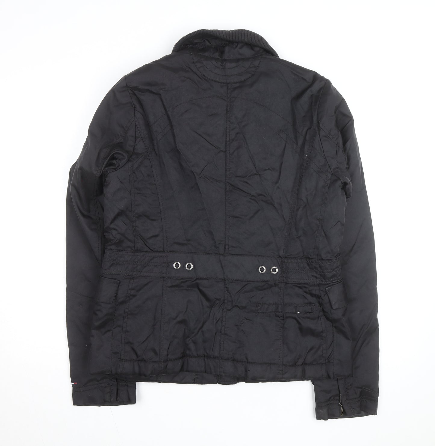 Tommy Hilfiger Men's Black XL Bomber Jacket Polyester Casual