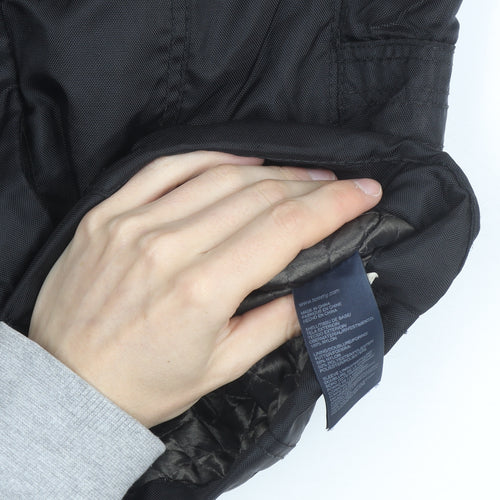 Tommy Hilfiger Men's Black XL Bomber Jacket Polyester Casual