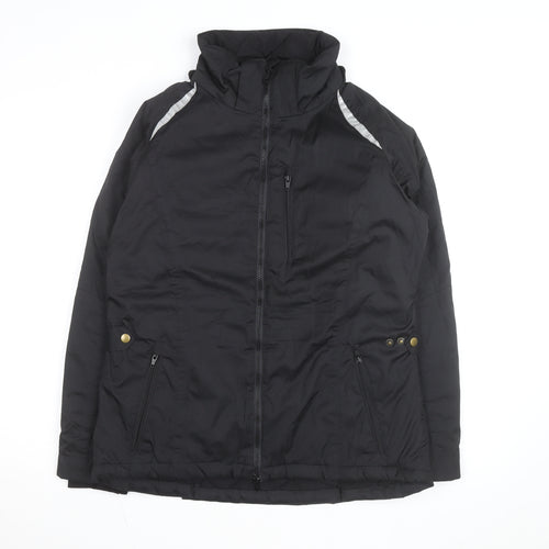 SmartPak Men's Black L Lined Waterproof Winter Puffer Jacket