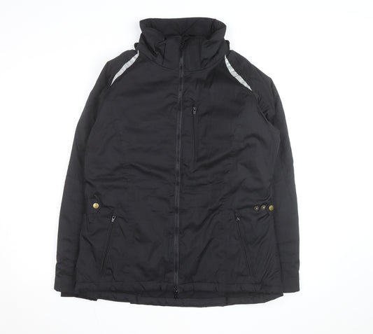 SmartPak Men's Black L Lined Waterproof Winter Puffer Jacket