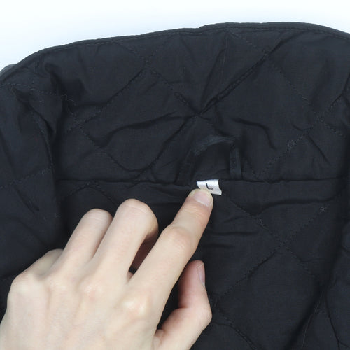 SmartPak Men's Black L Lined Waterproof Winter Puffer Jacket