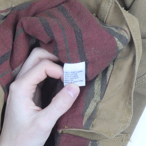 The Territory Ahead Men's Brown Cotton Blazer Jacket L