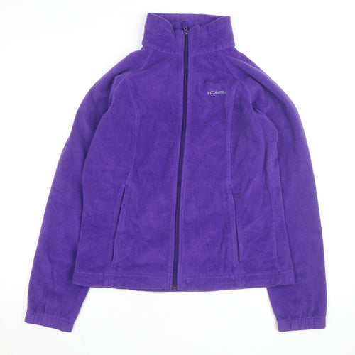 Columbia Women's Purple Fleece Full Zip Jacket Size M